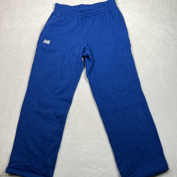 New Balance Fleece Training casual warm‎ Sweatpants Royal Blue NWOT Men Large - Picture 1 of 7